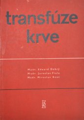 kniha Transfúze krve, SZdN 1961