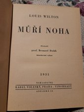 kniha Můří noha, Karel Voleský 1931