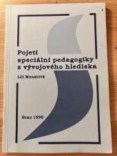 kniha Pojetí speciální pedagogiky z vývojového hlediska, Paido 1998
