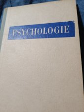 kniha Psychologie , Státní pedagogické nakladatelstí 1952