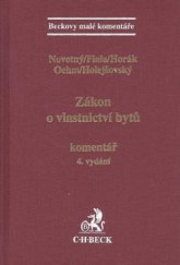 kniha Zákon o vlastnictví bytů komentář, C. H. Beck 2011