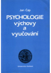 kniha Psychologie výchovy a vyučování, Karolinum  1993