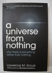 kniha Universe From Nothing, Simon & Schuster 2012