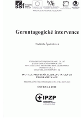 kniha Gerontagogické intervence, Ostravská univerzita v Ostravě 2011