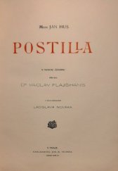 kniha Postilla, Jos. R. Vilímek 1900