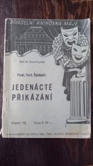 kniha Jedenácté přikázání Veselohra o třech jednáních, Nakladatelské družstvo Máje 1941