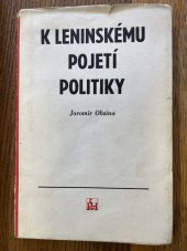 kniha K leninskému pojetí politiky, Horizont 1971