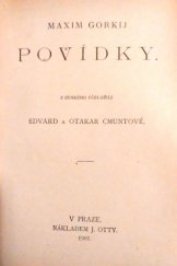 kniha Povídky, J. Otto 1901