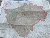 kniha Místopisná mapa království Českého v měř. 1:560 000, Švíkal 1909