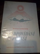 kniha Předpovídání počasí, Československá akademie věd 1953