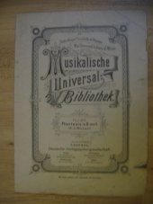 kniha Phantasie in D-moll Nr. 86, Eigenthum des Verlegers Leipzig, Deutsche Verlagsactiengesellschaft 1900