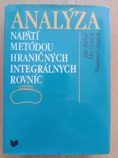 kniha Analýza napätí metódou hraničných integrálnych rovníc, Veda vydavateľstvo slovenskej akadémie vied 1985