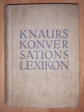 kniha Knaurs Konversations Lexikon A-Z, Verlag von Th. Knaur 1932