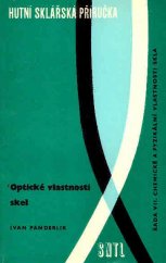 kniha Optické vlastnosti skel, SNTL 1979