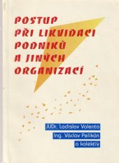 kniha Postup při likvidaci podniků a jiných organizací, Profess 1995