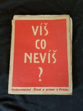 kniha Víš, co nevíš? Nová americká společenská hra, Život a práce 1928