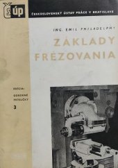 kniha Základy frézovania, Práca 1950