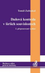 kniha Daňová kontrola v širších souvislostech, C. H. Beck 2011