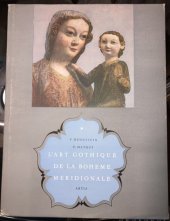 kniha L'art gothique de la Bohême méridionale, Artia 1955