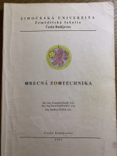 kniha Obecná zootechnika, JU ZF České Budějovice 1995