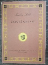 kniha Časové ohlasy, Státní nakl. krásné literatury, hudby a umění 1958