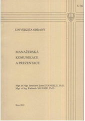 kniha Manažerská komunikace a prezentace, Univerzita obrany 2011