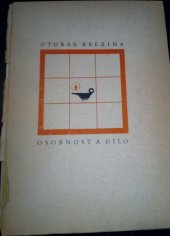 kniha Otakar Březina, osobnost a dílo, Moravské kolo spisovatelů 1928