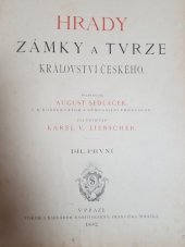 kniha Hrady, zámky a tvrze království Českého 1. - Chrudimsko, František Šimáček 1882