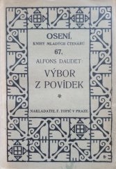 kniha Výbor z povídek, F. Topič 1921