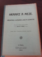 kniha Hranice a meze [Dějiny], s.n. 1907