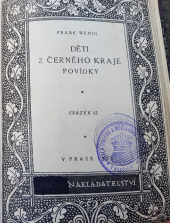 kniha Děti z černého kraje Povídky,  Státní nakladatelství 1925