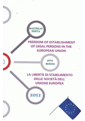 kniha Freedom of establishment of companies in the EU = La libertà di stabilimento delle società dell'UE, Tribun EU 2011