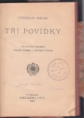 kniha Tři povídky, J. Otto 1905