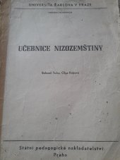 kniha Učebnice nizozemštiny, SPN 1975