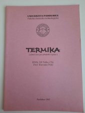 kniha Termika (učební text pro předmět Fyzika I), Univerzita Pardubice 2002