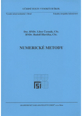 kniha Numerické metody, Akademické nakladatelství CERM 2008