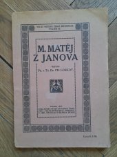 kniha M. Matěj z Janova, Volná myšlenka 1912