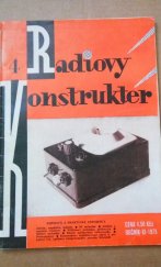 kniha Radiový konstruktér 4 Ročník XI., Magnet 1975