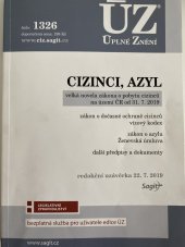 kniha ÚZ 1326 Cizinci, Azyl, Sagit 2019