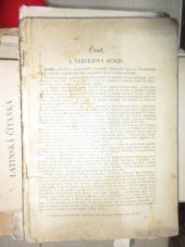 kniha Latinská čítanka pro VII. třídu gymnasií a reálných gymnasií. Díl první, - Text, Česká grafická Unie 1944