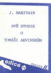 kniha Dvě studie o Tomáši Akvinském, TRS 1990