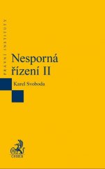 kniha Nesporná řízení II, C. H. Beck 2016