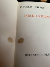 kniha Jablko s klína, Melantrich 1933