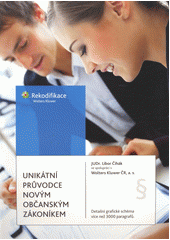 kniha Unikátní průvodce novým občanským zákoníkem detailní grafické schéma více než 3000 paragrafů, Wolters Kluwer 2012