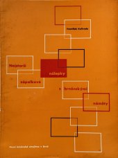 kniha FRANTIŠEK KALIVODA - NEJSTARŠÍ ZÁPALKOVÉ NÁLEPKY S BRNĚNSKÝMI TÉMATY, První brněnská strojírna 1964