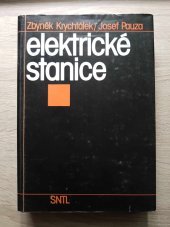 kniha Elektrické stanice, SNTL 1989