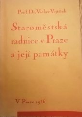 kniha Staroměstská radnice v Praze a její památky, Důchody obce hlavního města Prahy 1936