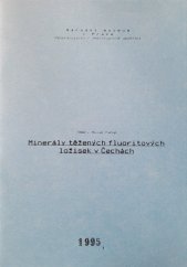 kniha Minerály těžených fluoritových ložisek v Čechách, Národní muzeum 1995