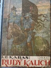kniha Rudý kalich čtyři povídky historické, Šolc 1919