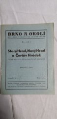 kniha Starý Hrad,Nový Hrad a Čertův Hrádek Brno a Okolí, František Fürst 1934